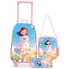 Nuevo Set de Bolso con Ruedas Transfronterizo para Niños, Maleta con Ruedas para Niños que se Puede Usar como Mochila, Personalizable y al por Mayor