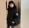 Nova Estilo Outono/Inverno 2026 Jaqueta de Algodão Acolchoada e Quente para Meninas de Crianças Mais Velhas, Estilosa e Resistente ao Frio