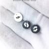 Accesorios para Fábrica de Ropa Clavos para Camisas Tarjeta Personalizada Joyería para Puños de Camisa Uñas de Pie para Comercio Exterior Logo Negro