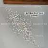K9 Manicura Piedras de Strass Irregulares Planas Biseladas Plateadas Decoraciones de Strass Súper Brillantes Rivoli Rombo Gota de Agua Hojas de Arce Decoraciones Ultra Brillantes
