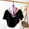 53 Lenços de Seda com Sensação de Luxo Leve e de Alta Qualidade, Lenço de Seda 100% Amora, Lenço Quadrado Elegante, Presente de Dia das Mães