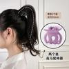 Pinza de agarre alto de cola de caballo artefacto fijo pinza de agarre pequeña pinza pequeña para la parte posterior de la cabeza para mujer pinza pequeña de tiburón pinza adorno para la cabeza accesorios para el cabello pinza anti-colapso