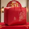 Saco de Embalagem para Colcha de Casamento, Saco Grande de Armazenamento para Colcha e Roupas de Casamento, Saco de Armazenamento Espessado, Saco de Embalagem Festivo Vermelho