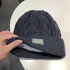 Chapéu de Tricô Quente com Forro de Lã Novo Estilo de Inverno, Chapéu Estilo Coreano para Clima Frio, Moderno, Simples, Versátil, Chapéu de Tricô para Afinar o Rosto para Mulheres