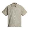 Camisa Masculina de Manga Curta Xadrez Pequeno Moda de Rua Americana Verão Esporte Casual Estilo Roupa de Trabalho Bainha com Cordão Lapela