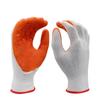 Guantes de Protección Laboral de Hilo Blanco Naranja de Nylon Nitrilo de 13 Pines Resistentes al Desgaste Recubiertos Antideslizantes Resistentes al Aceite Transpirables Guantes para Obra y Mantenimiento