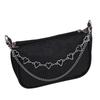 Bolsa Transversal Europeia e Americana Transfronteiriça Bolsa de Mão Feminina Decoração Moda de Rua Corrente Versátil Corrente de Bolsa Feminina