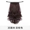 Peruca Curta para Mulheres, Estilo Amarrar, Cachos em Forma de Pera, Rabo de Cavalo Curto, Cabelo Longo Cacheado, Cabelo Sintético Trançado, Rabo de Cavalo Longo Cacheado