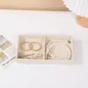 Bandeja de franela para cajón de mostrador, bandeja de almacenamiento de joyería, caja de almacenamiento de joyería para pendientes, anillos, collares, venta al por mayor