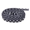 Cordones de Moda Kulujin Planos Bicolor con Patrón de Cuadros de 0.8 cm Adecuados para Zapatos Casuales, Tenis y Zapatos de Skate