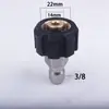 Conector rápido de cobre estándar americano roscado 3/4 más vendido de Amazon para lavadoras de autos de alta presión, adaptador de pistola de agua 3/8