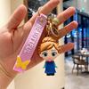 Princesa Elsa de Dibujos Animados Lindo Llavero Muñeca Blancanieves Colgante para Bolso Exquisito Llavero Colgante para Niña