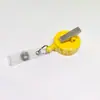 Clipe Jacaré Retrátil para Crachá Retrátil Rotativo para Crachá Cartão de Identificação Rotativo Metal Retrátil para Crachá