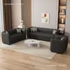 Em estoque: Sofá de couro em formato de pata de gato, simples e estiloso, adequado para salões de beleza, acomoda duas ou três pessoas, fácil de mover e ideal para apartamentos pequenos ou imóveis alugados.