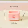 Desenho Animado Artificial Coração de Menina Brinquedo Alimentício Casa de Boneca Cola de Creme Decoração DIY Feita à Mão Resina de Mesa Pequenos Enfeites