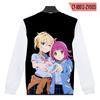 Sudadera con capucha versátil casual de manga corta y cuello redondo Lovelivenijigasakihighschoolidolclub