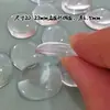 Venda direta da fábrica: Adesivos ovais de vidro cristal espesso para geladeira, faça você mesmo, apliques de vidro com pedras preciosas que marcam o tempo, acessórios para bijuterias.