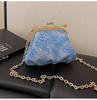 Monedero Cable de Datos Carga Almacenamiento de Cosméticos Bolso de Mano Conveniente Bolso Pequeño Cadena Bolso Cruzado