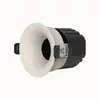 Foco Sin Marco Estilo Crema con Pintura de Látex Lluvia Primaveral Huevo de Cacao Leche, Downlight Empotrado Purui Antideslumbrante Vintage del Mismo Color