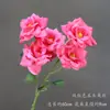 Boda Rosa Rojo Flor de Simulación Boda Flor Falsa Flor de Camino Material Fila de Flores Flor Flor de Seda Paisaje de Ventana Arte Floral de Cascada
