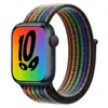 Adecuado para Apple Iwatchs10Ultra Sports 98 Bucle Trenzado de Nylon Velcro S11 Correa de Reloj