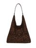 Bolso Grande de Leopardo para Mujer, Bolso de Hombro Versátil Nueva Moda 2026, Bolso Tote Casual Retro Clásico para Viajes
