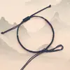 Pulsera Semi-terminada para ensartar cuentas, Hebilla de seguridad simple, Nudo Vajra simple, Pulsera tejida a mano, Hilo rojo para el año zodiacal de hombres y mujeres