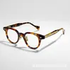 Gafas Pequeñas Hechas a Mano Estilo Japonés Montura Pequeña Otw6004 Ovaladas Retro Estilo Celebridad de Internet, Compatibles con Lentes de Graduación, Montura de Acetato