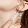 Nuevos Pendientes Brillantes Exquisitos de Violín de Chica Elegante Creativa Moda Combinan con Todo Regalo de Cumpleaños Conmemorativo Pendientes