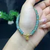 Pulsera de Jade Rojo y Perlas de Agua Azul con Perlas Tipo Hielo y Cuentas de Jade, Joyería de Moda para Mujer, un Gran Regalo