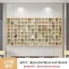 Estante de exhibición de pared para juegos de té y hojas de té, estante de madera maciza para colgar tazas y teteras, vitrina multi-tesoro