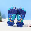Luvas de esqui infantis de inverno impermeáveis quentes para brincar ao ar livre na neve com acolchoamento de veludo desenho animado fofo atacado de comércio exterior