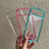 Adecuado para Apple 18Pro/15Pm Cáscara Espacial de Alta Transparencia iPhone 17Promax Borde Transparente Ranura Anticaída Carcasa Dura