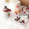 Xunmu Nuevo Transfronterizo Decoraciones de Navidad Resina Muñeco de Nieve Adornos de Escritorio Retro Micro Paisaje Diseño de Escena Accesorios