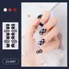 Zhengxiang calcomanías de uñas personalizadas japonesas y coreanas flor de tulipán lindas polvo de cebolla esmalte de uñas película calcomanías de uñas venta al por mayor transfronteriza
