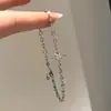 Pulsera de Estrella Brillante Estilo Libro Rojo para Mujer, Cometa Explosiva Estrella Fugaz Estrella de Cinco Puntas Estrella de la Suerte Joyería de Mano