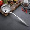 Pá de aço inoxidável integrada toda em aço, pá de ferro para cozinhar de cozinha doméstica, espátula criativa, conjunto para presente