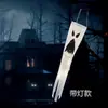 Manga de viento Bandera Arcoíris Bandera Americana Manga de viento Navideña Bandera de Cara de Fantasma de Halloween Decoración Festiva 3D