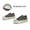 Tenis Blancos de Piel Genuina Vintage Desgastados 2026 Primavera Nuevos Zapatos Casuales para Mujer Versátiles para el Trabajo Cómodos Zapatos de Mujer de Moda