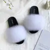 Pantuflas de Imitación de Piel de Zorro para Comercio Exterior, Pantuflas Peludas, Pantuflas de Verano, Pantuflas de Peluche para el Hogar, Sandalias de Peluche para el Hogar