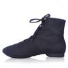 Sapatos de dança de cano alto botas de jazz de corpo macio das mulheres sapatos de habilidade de lona sapatos de prática adulta sapatos de dança de jazz por atacado