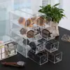 Loja de Óculos Prontos Caixa de Armazenamento de Óculos de Balcão Caixa de Armazenamento de Óculos de Sol Caixa de Armazenamento com Gaveta Transparente à Prova de Poeira