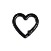 Clips de Resorte Coloridos, Anillas Abiertas Redondas, Anillas de Resorte en Forma de Corazón, Accesorios para Llaveros DIY, Conectores de Aleación