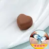 Camisa transfronteriza con cierre magnético fuerte en forma de corazón para asegurar puños, pañuelos para la cabeza, bufandas de seda y chales; cierre magnético para prevenir la exposición del cuello