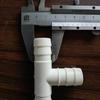 Varios Tipos de Conectores de Tres Vías, Conectores de Manguera de Plástico en Forma de T de Tres Vías Rectos con Púas para Acuario y Accesorios para Tuberías