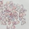 Hibisco flor pétalas de vidro diy acessórios de jóias antigo hairpin cocar frisado material atacado