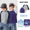 Conjunto de 2 peçasCamisetas de Manga Longa Europeias para Meninos Outono Roupa de Algodão Puro Novas Roupas Infantis Bebê Estilo Primavera e Outono Meninos Modernos