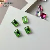 Azucarero 6*8 Rectangular Esquina Recta Pedrería para Uñas Cubitos de Hielo Caramelo de Roca Pedrería de Punta Inferior Súper Brillante Vidrio K9 Decoración de Uñas
