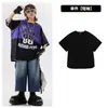 Roupas de Moda Hip-hop para Crianças Meninos Hip-hop Largos 86 Roupas de Bola Conjunto Jeans Hiphop Meninas Roupas Frescas para Performance