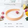 Diadema sencilla de color caramelo esmerilado, diadema dentada antideslizante, estilo coreano, estilo retro, para lavarse la cara y viajar, accesorios para el cabello que combinan con todo.